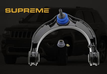 MEVOTECH ANNOUNCES FIRST-TO-MARKET SUPREME FRONT UPPER CONTROL ARMS: COMPLETING FULL FRONT-END COVERAGE FOR 2016 AND NEWER JEEP GRAND CHEROKEE & DODGE DURANGO