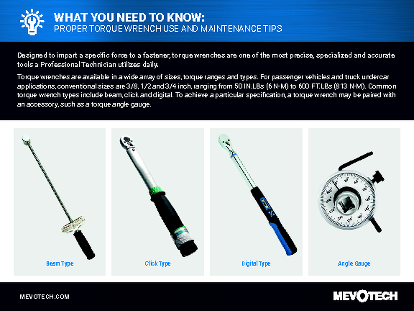 WHAT YOU NEED TO KNOW: PROPER TORQUE WRENCH USE AND MAINTENANCE TIPS