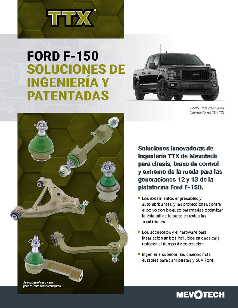 FORD F-150 SOLUCIONES DE INGENIERÍA Y PATENTADAS
