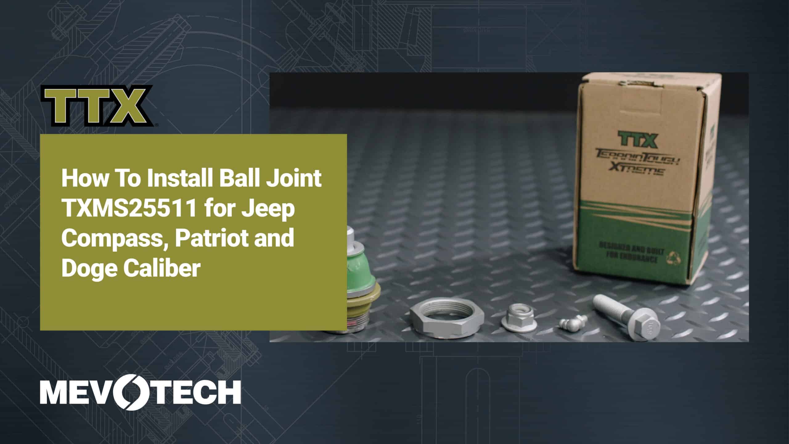 How to Install TTX Ball Joint TXMS25511