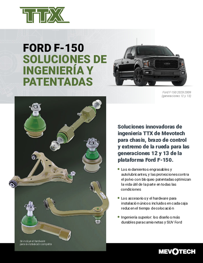 FORD F-150 SOLUCIONES DE INGENIERÍA Y PATENTADAS
