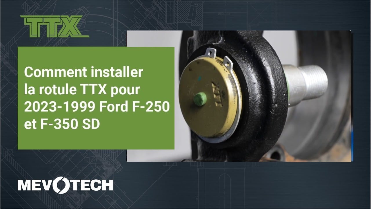 Comment installer les joints à rotule TTX sur les Ford F250 F350 SD de 2023 à 1999