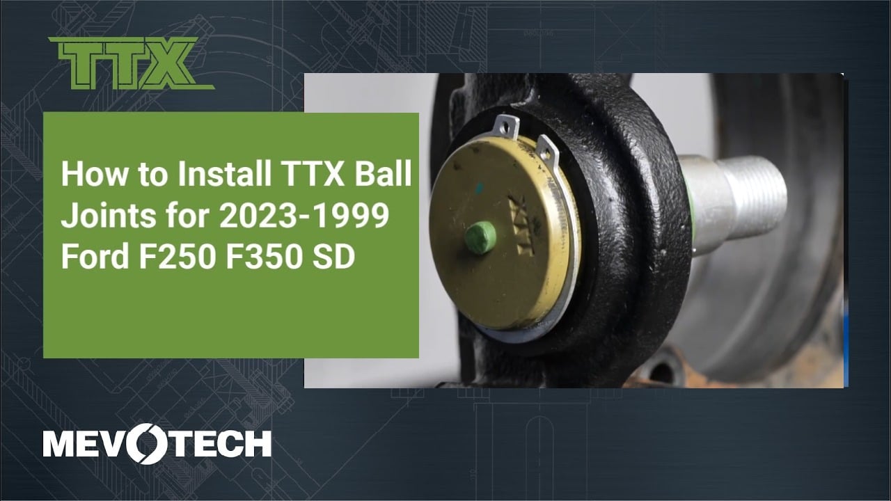 How to Install TTX Ball Joints for 2023-1999 Ford F250 F350 SD