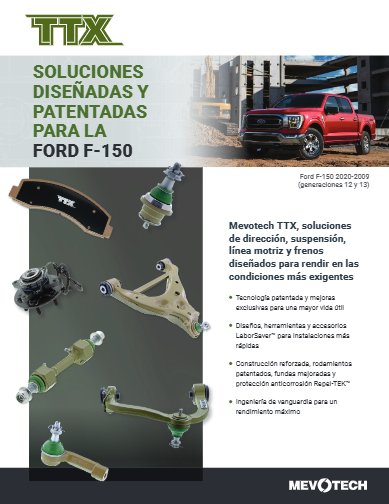 SOLUCIONES DISEÑADAS Y PATENTADAS PARA LA FORD F-150