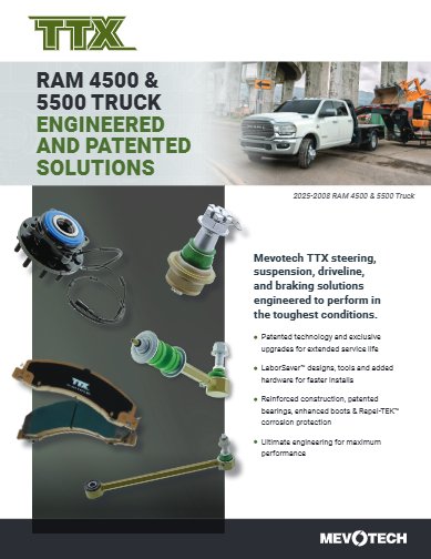 TTX Coverage for 2025-2008 RAM 4500 and 5500 Truck-EN