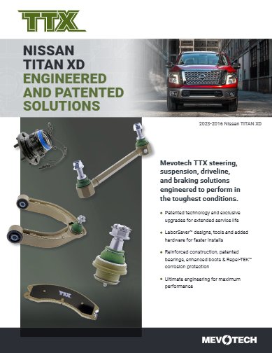 TTX Coverage for 2023-2016 Nissan TITAN XD